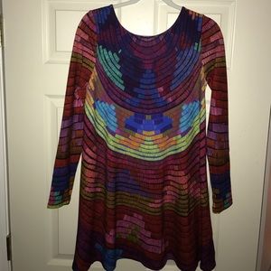 Mara Hoffman Radial Swing Mini Dress in Raspberry